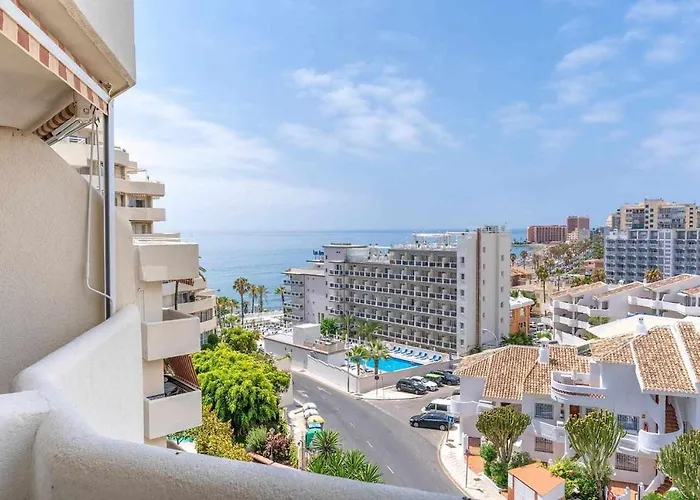 El Estudio De La Playa Benalbeach New 1Bd, Piscinas, Playa Y Vistas Al Mar Ref504